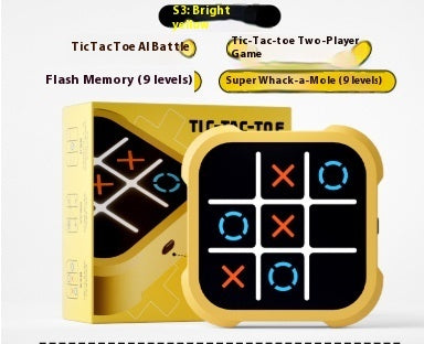 Educational Tictactoe Three-character Chess Rice Chess Children's Toys Montessori
