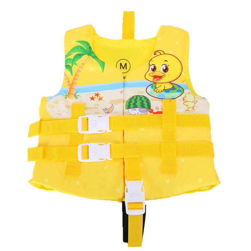 Kids Life Vest Floating Girls Jacket Boy Swimsuit Sunscreen Floating Power Swimming Pool
