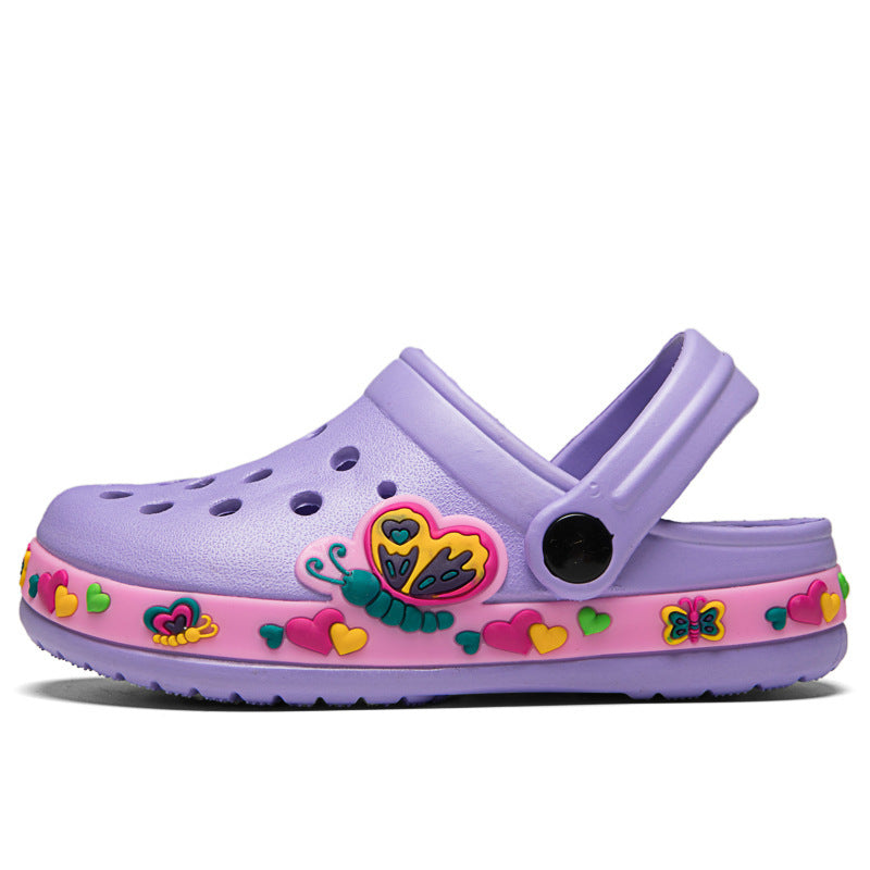 2-6y Kids Summer Boys Girls Sandals Flat Heel Slippers