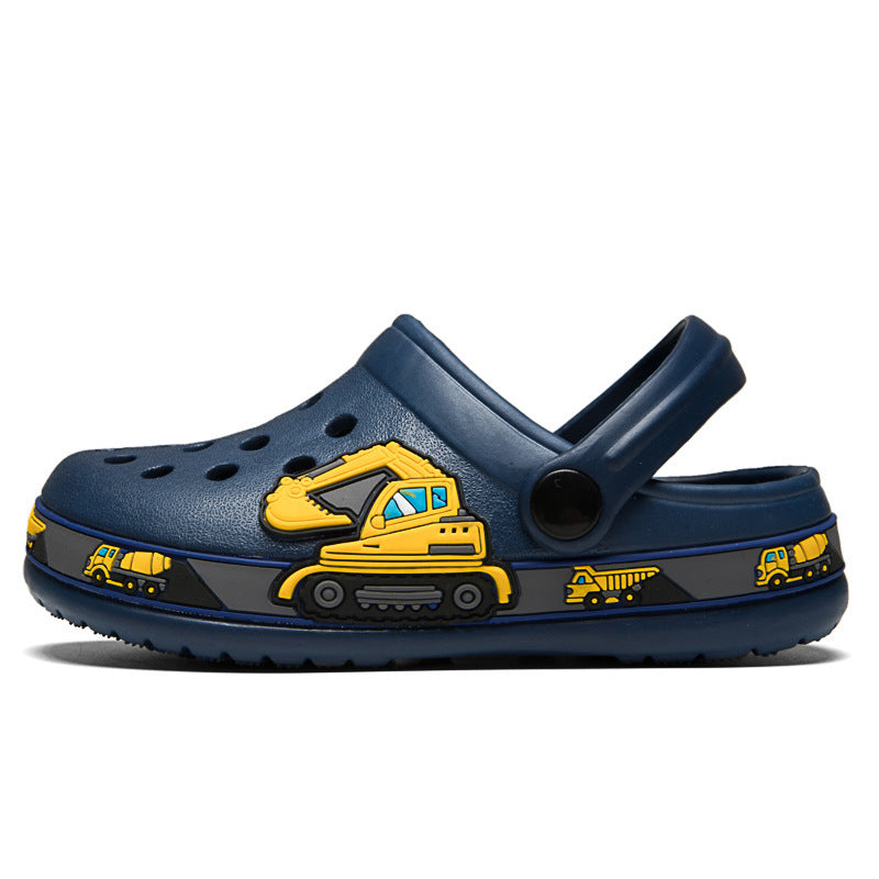2-6y Kids Summer Boys Girls Sandals Flat Heel Slippers
