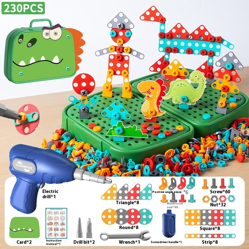 Children Screw Puzzle Toy Assembled Electric