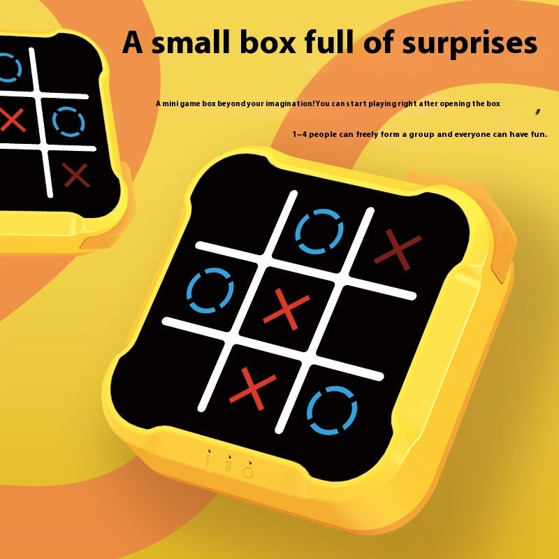Educational Tictactoe Three-character Chess Rice Chess Children's Toys Montessori