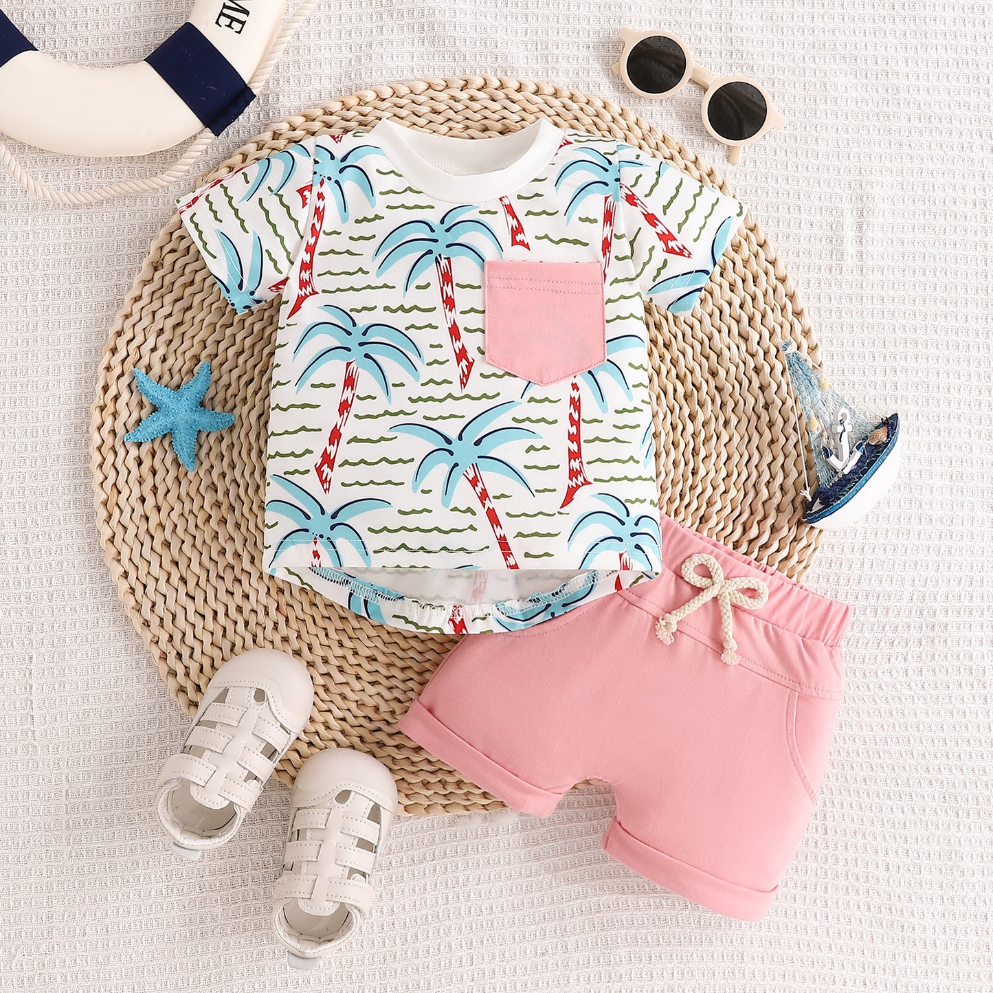 Fashion Personality Summer New Boys' Casual Suit