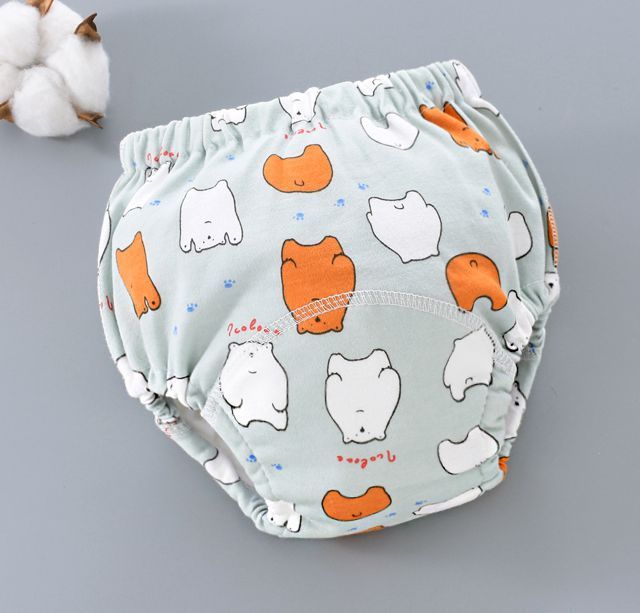 Baby Training Pants Washable 6-layer Gauze Diaper Cover Learning