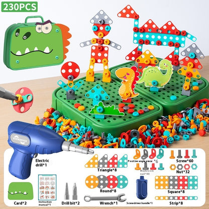 Children Screw Puzzle Toy Assembled Electric