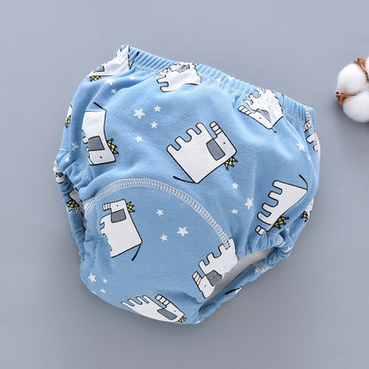 Baby Training Pants Washable 6-layer Gauze Diaper Cover Learning
